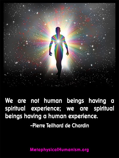 MH Quotes Humans Having Spiritual Experience
